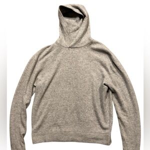 Greyson Women’s Cashmere Wool Gray Hoodie Sweater Shirt Top Soft Cozy sz XL